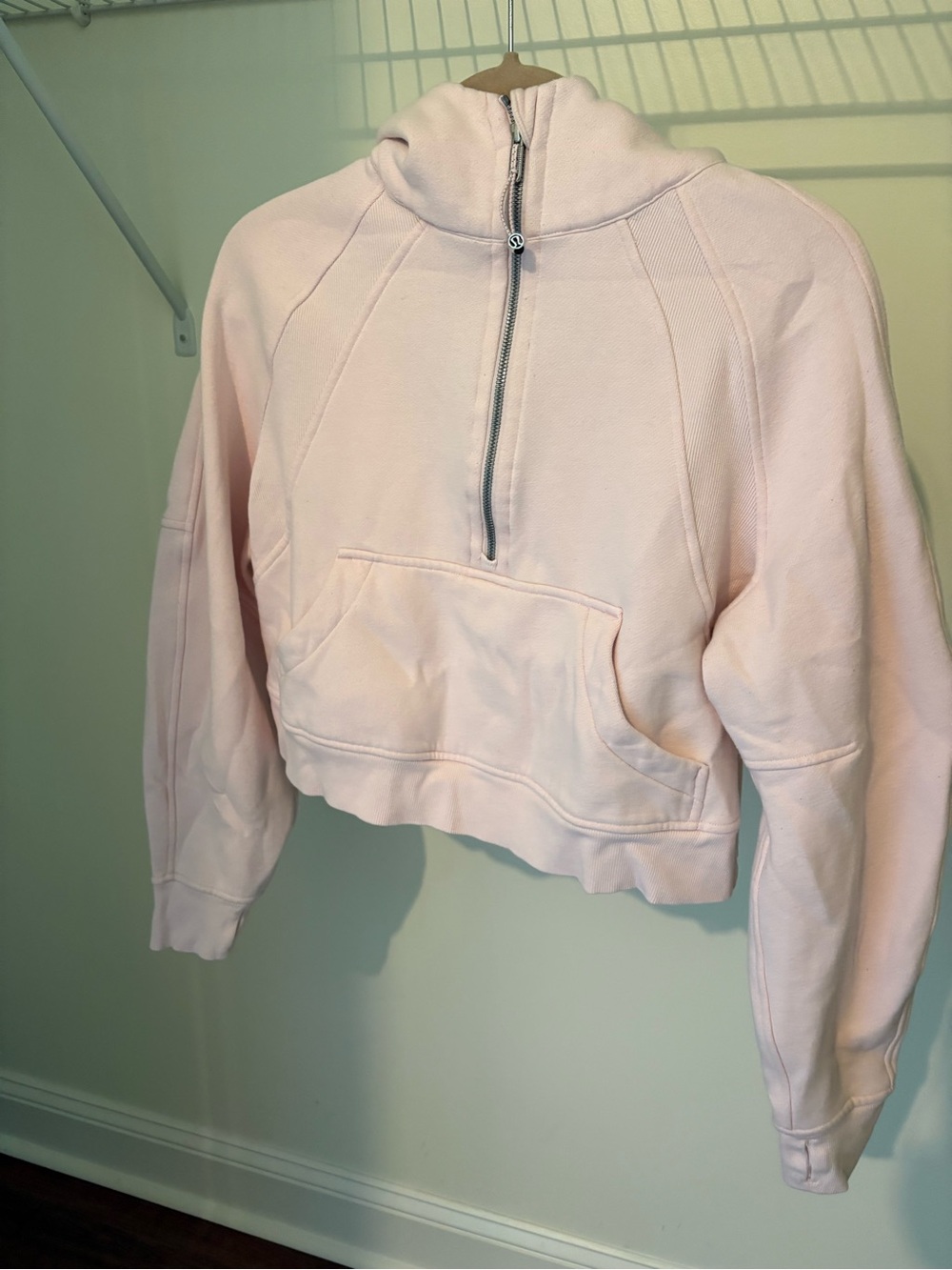 Lululemon Pink Half-Zip Hoodie - Picture 1 of 11